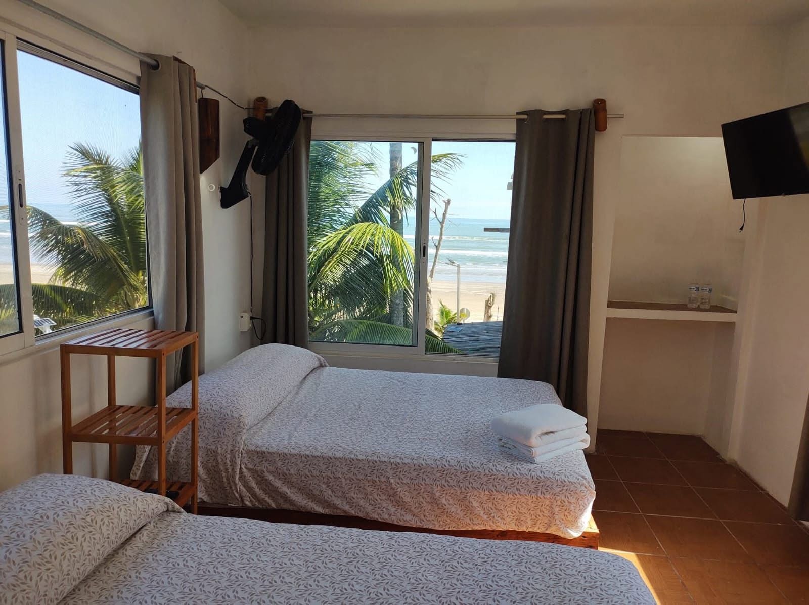 Habitación con vista al mar en Hotel Playa Aventura Tuxpan