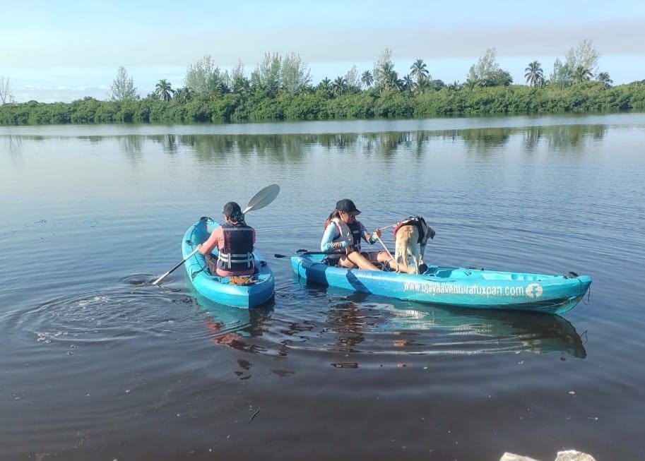 Kayak en Barra Galindo, Tuxpan